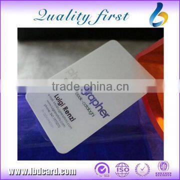 Custom Transparent Cards CR80 Credit Card Size PVC Transparent Cards