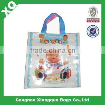 pp woven laminated shopping tote