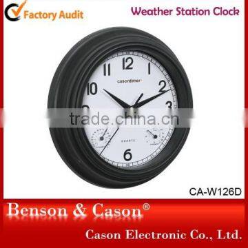 Cason Christmas Weather Station Modern Wall Clock photo-2