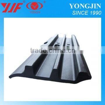 High strength excavator track shoe