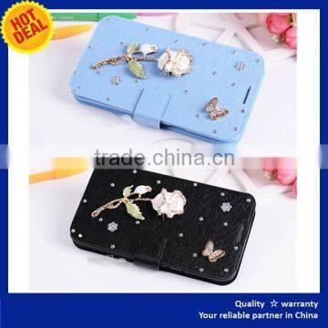 Free Sample Diamond Phone Case Mobile Phone Leather Case
