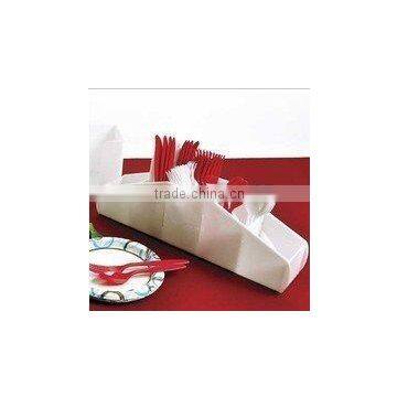 White Acrylic Dishware Organizer