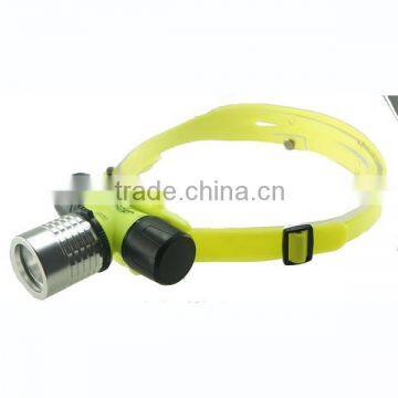 120 lumen 30m diving rubber led headlamp