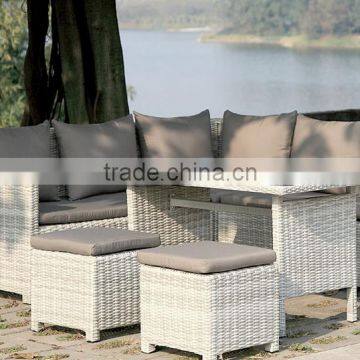 Garden Furniture Rattan Sofa Set of Outdoor Wicker Table Set photo-5
