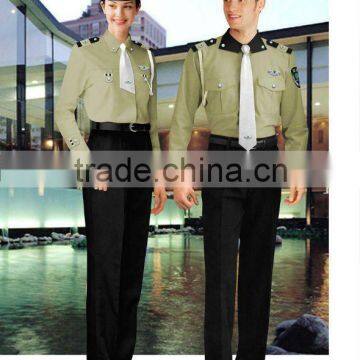 HOT selled hand made 65%35%TC security guard uniform