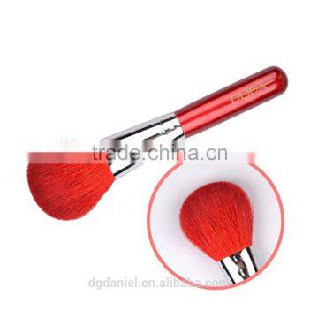 Natural goat hair refillable body powder brush,powder dispenser brush