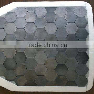 300*350MM NIJ III+ composite Ballistic plates of Aluminum Ceramic and PE