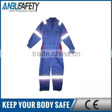 Unisex gender high visibility high quality factory cotton coverall