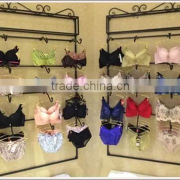 shop decoration rack display underwear,metal hook display