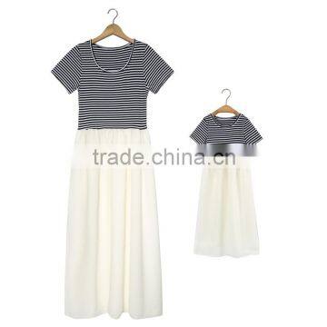 Wholesale Maxi Mommy and me Dresses Girls Dress Names With Pictures Chiffon Women and Daughter Dresses