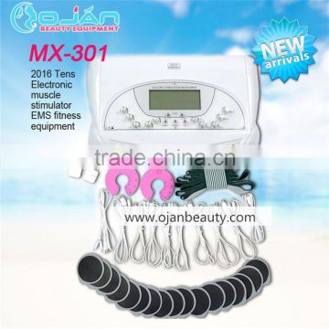 Fitness electro stimulation machine combining infrared slimming and electronic muscle stimulator