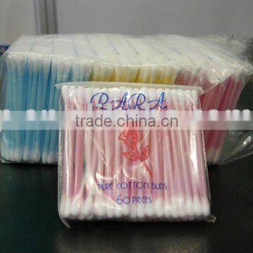 60pcs cotton buds - double heads