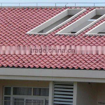 clay corrugated roof tiles