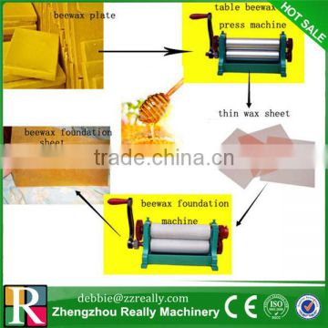 manual aluminium alloy beeswax foundation beecomb machine