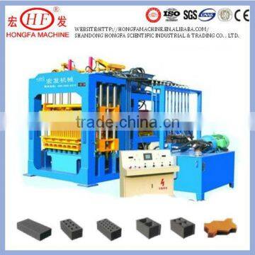 qt8-15c Cellular lightweight concrete blocks machine / Concrete benzene plate brick making machine