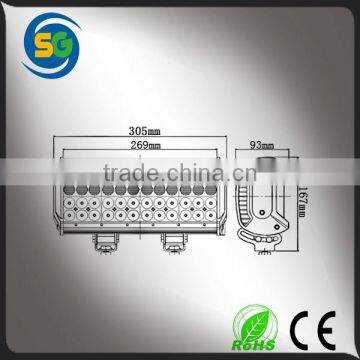 Warranty 2 Year IP68 12V-30V 12Inch Vehicle 144W Qual Row Combo ATVs Led Light Bar photo-3