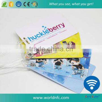 Personalized Printable Plastic Airplane Luggage Tag With Transparent Strap photo-2