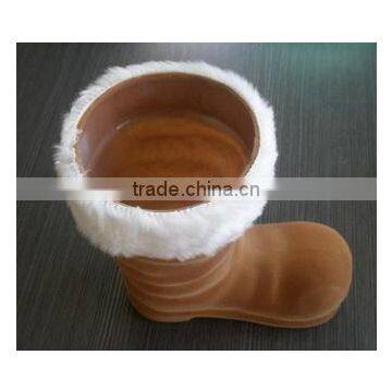 OEM Blow Molding Christmas Decoration Christmas Winter Boot Gift Boot Christmas Holiday Boot Decoration photo-5