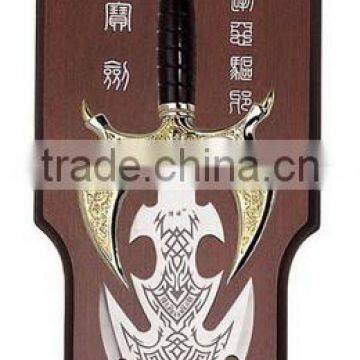 Black Decorative Shasqua Crafts Metal Sword With Sheath photo-5