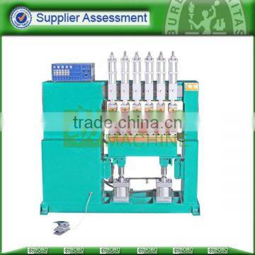 Six Cylinders Multi-points Semi-auto Condenser And Evaporator Welding Machine