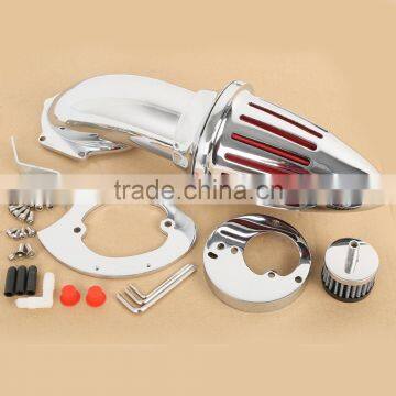 Chrome Aluminum Air Cleaner Kits Intake Filter for Honda VTX1300 VTX 1300 86-12 90 91 photo-2