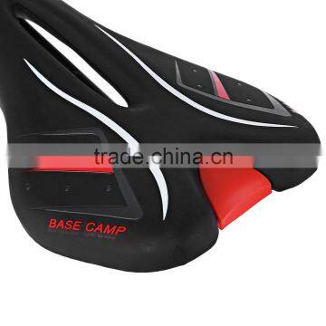 Basecamp Mountain Road Bicycle Front Prolong Saddle BMX Hollow Saddle MTB Seat Bike Equipment Imitation Leather photo-4