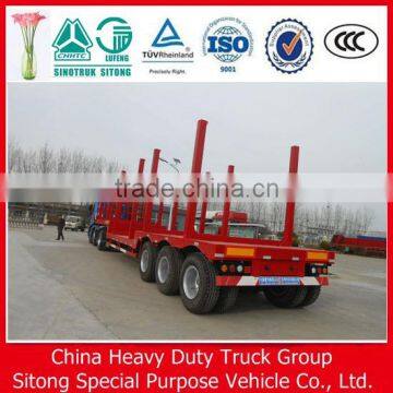 China Factory Supplier 3 Axle ATV Timber Transport Trailer, Log Loader Trailer photo-2