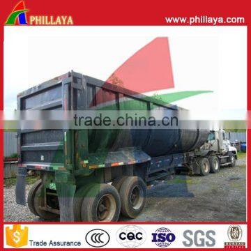 Top Qualily 50-60 Tons Heavy Duty 3 Axles Tipper Semi Truck Trailer for Sale photo-3