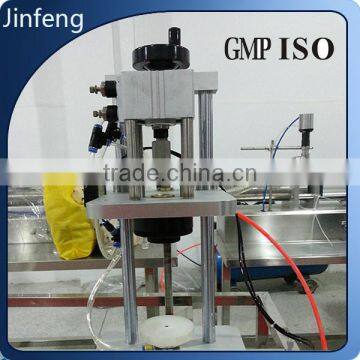 Pneumatic perfume capping machine,Semi-automatic perfume bottle crimper machine