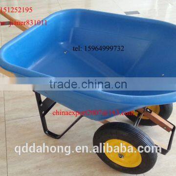 Heavy Duty Construction Plastic Wheelbarrow WH8802 photo-2