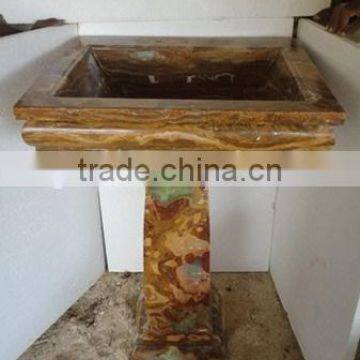 Natural Color ONYX PEDESTALS SINKS BASINS COLLECTION photo-5