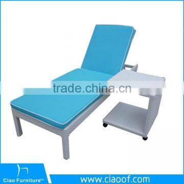Hot Selling Rattan Wicker Sun Lounger photo-6