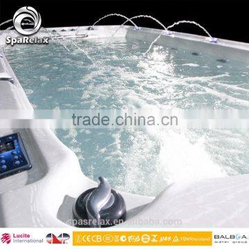 Big Plastic Swimming Pools Water Jet With 17" TV Powerful Air Jets for Adult photo-2