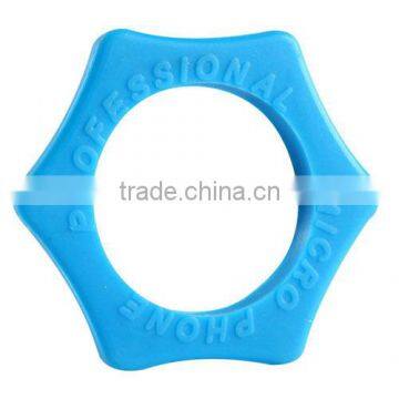 Silicone Mic Microphone Speaker Stand Holder Ring Protector no Roll Drop Damage photo-2