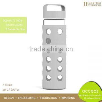 Customized Design Glass Drinking Water Bottle for Gym photo-3