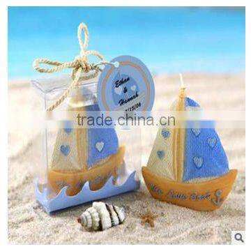 promotional gift sailing design scented candle