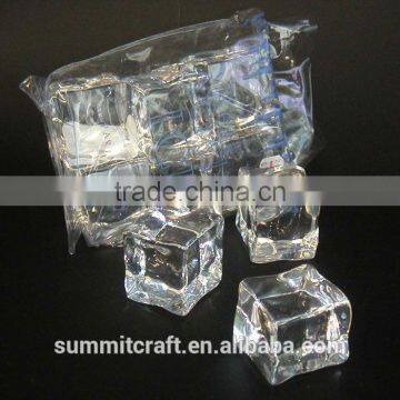 Customized artificial fake ice cube acrylic ice cube