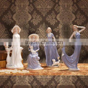 Classical Exquisite Elegance Porcelain Lady Figurine photo-5