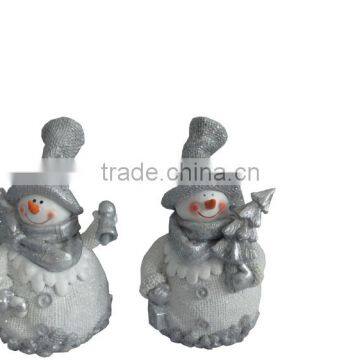 2014 New Handmade Resin Christmas Snowmen for Sale photo-4