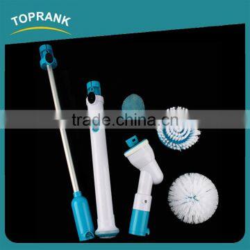 Toprank New Hot Selling Turbo Scrub 360 Cordless Tile Scrubber Cleaning Brush Electric Spin Scrubber Brush With Cleaning Kit photo-3