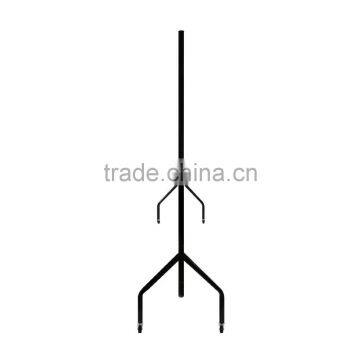 MonsterShop 5ft Clothes Rail Garment Display Rack, Black, 150cm x 150cm x 45cm photo-3