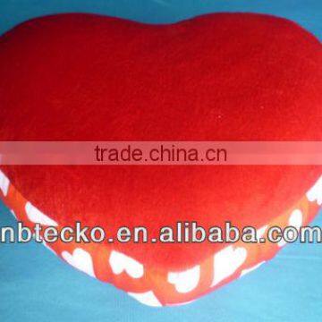 High quality red heart microbead pillow