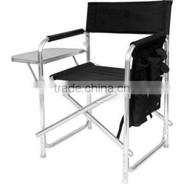 Highline folding beach chair with side table and pocket