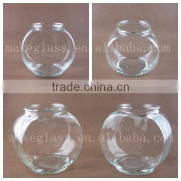 Ball-shape Glass Vase , Mini Clear Glass Fish Bowl photo-4
