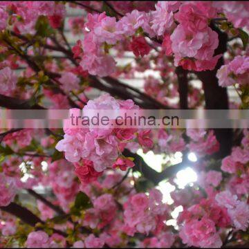 Artificial Pink Silk Indoor Natural Cherry Blossom Tree photo-4