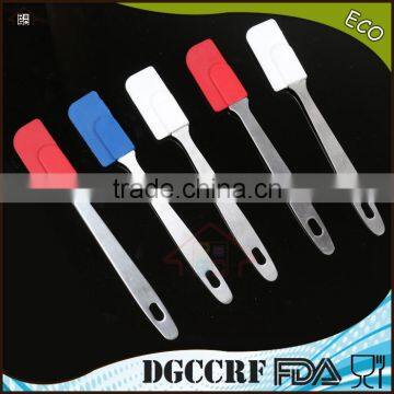 NBRSC Cake Cream Scraper Mixing Batter Butter Silicone Spatula With Stain Steel Handle photo-2