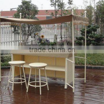 Rattam Patio Bar Furniture With Canopy For Sale photo-3