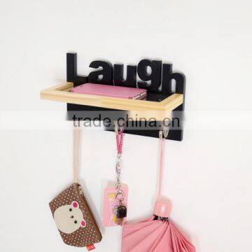 Coat rack wall shelf home decoration