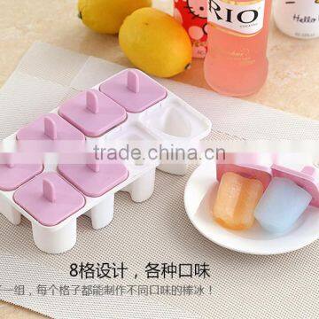 8 Cell Pop Popsicle Maker Kitchen Frozen Letter Ice Cream DIY Mold photo-4