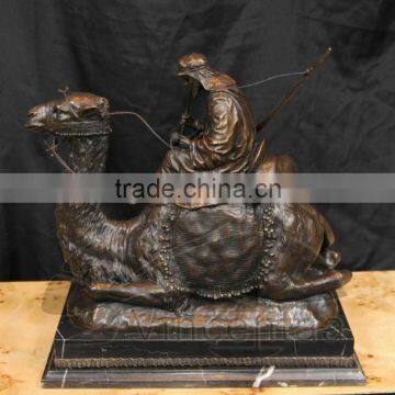 Bronze Arab on Camel Statue photo-4